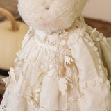 Hutch Studio - Fancy Fanciful - Hand-Crafted Cream Mohair Bunny-Hutch Studio Original-SKU: - Bunnies By The Bay