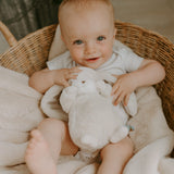 Tiny Nibble 8" Bunny - Cream-Stuffed Animal-SKU: - Bunnies By The Bay