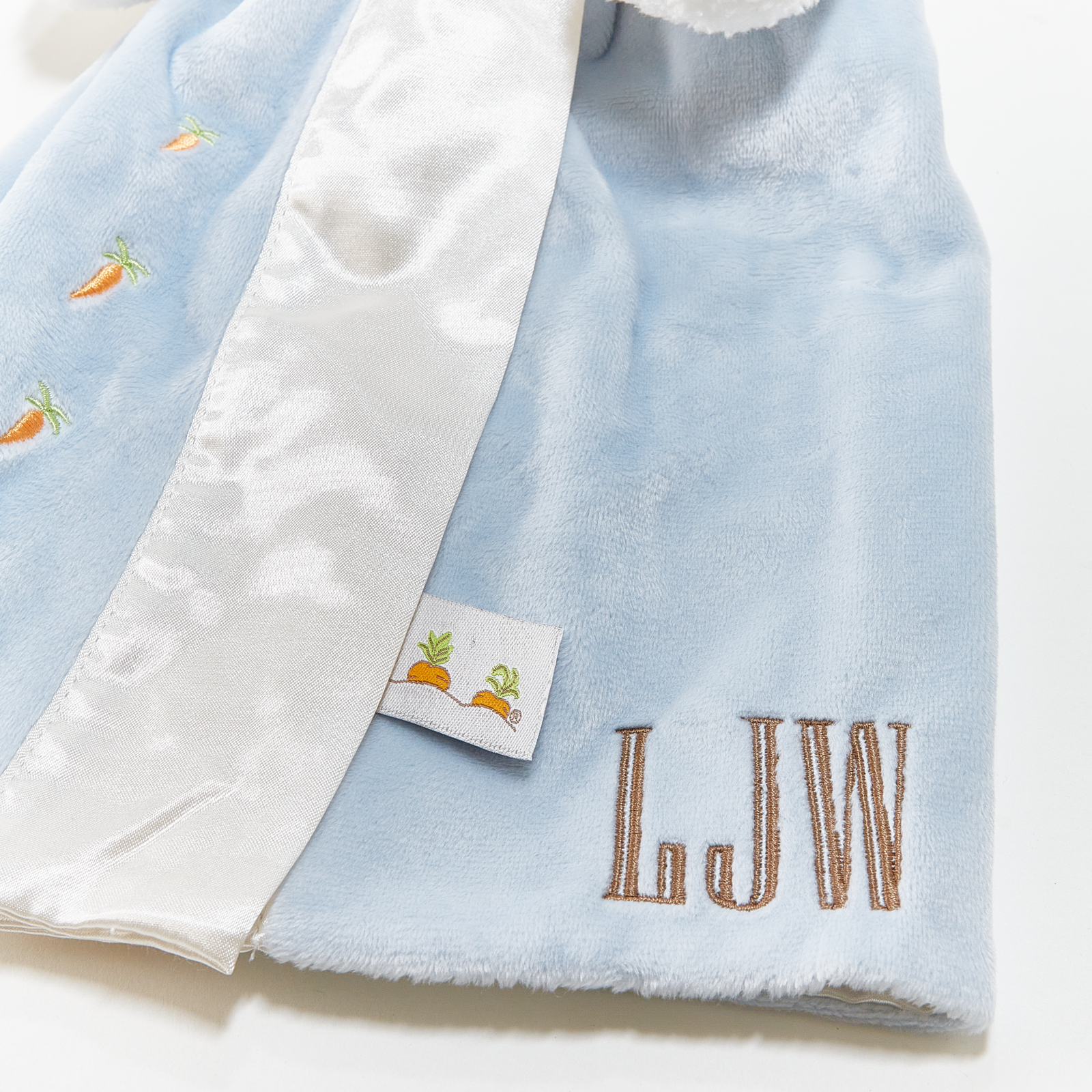 Bud Bunny Buddy Blanket | Baby Lovey | Security Blanket - Bunnies