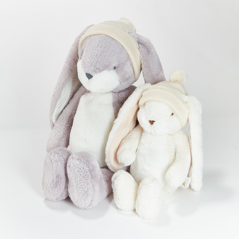 Large Knit Beanie - Cream-Accessories-SKU: - Bunnies By The Bay