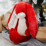 Little 12” Floppy Nibble Bunny - Cranberry-Stuffed Animal-SKU: 190434 - Bunnies By The Bay