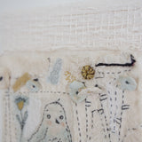 Hutch Studio - Birds the Word Fabric Art Collection | No Word From The Bird-Hutch Studio Original-SKU: - Bunnies By The Bay