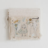 Hutch Studio - Birds the Word Fabric Art Collection | No Word From The Bird-Hutch Studio Original-SKU: - Bunnies By The Bay