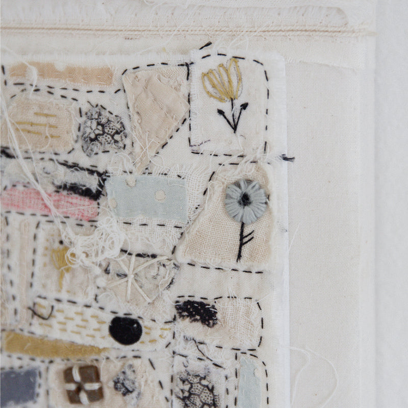 Hutch Studio - Birds the Word Fabric Art Collection | Belong To A Song Bird-Hutch Studio Original-SKU: - Bunnies By The Bay