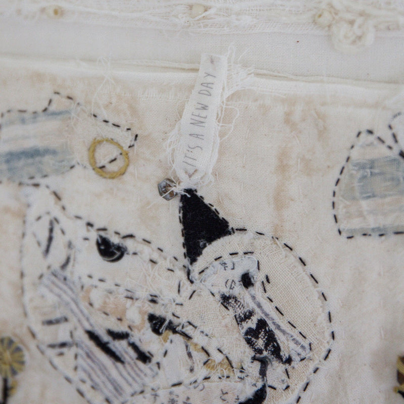 Hutch Studio - Birds the Word Fabric Art Collection | Don't Mock Me Bird-Hutch Studio Original-SKU: - Bunnies By The Bay