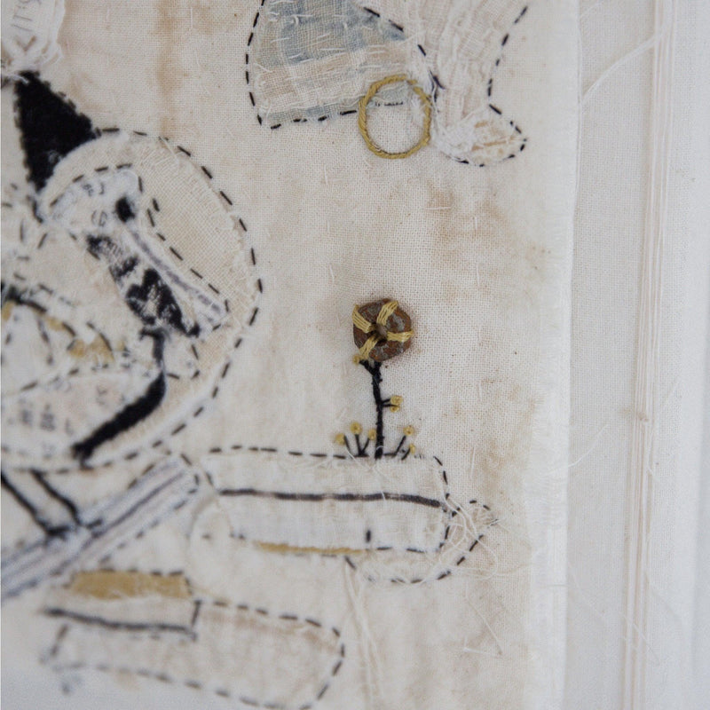 Hutch Studio - Birds the Word Fabric Art Collection | Don't Mock Me Bird-Hutch Studio Original-SKU: - Bunnies By The Bay