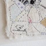 Hutch Studio - Birds the Word Fabric Art Collection | Three Wee Chichadee-Hutch Studio Original-SKU: - Bunnies By The Bay
