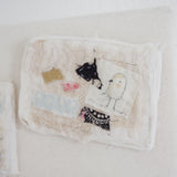 Hutch Studio - Birds the Word Fabric Art Collection | Three Wee Chichadee-Hutch Studio Original-SKU: - Bunnies By The Bay