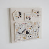 Hutch Studio - Birds the Word Fabric Art Collection | Three Wee Chichadee-Hutch Studio Original-SKU: - Bunnies By The Bay