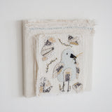 Hutch Studio - Birds the Word Fabric Art Collection | Early Bird-Hutch Studio Original-SKU: - Bunnies By The Bay