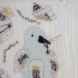 Hutch Studio - Birds the Word Fabric Art Collection | Early Bird-Hutch Studio Original-SKU: - Bunnies By The Bay