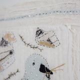 Hutch Studio - Birds the Word Fabric Art Collection | Early Bird-Hutch Studio Original-SKU: - Bunnies By The Bay