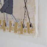 Hutch Studio - Birds the Word Fabric Art Collection | The Crows Knows-Hutch Studio Original-SKU: - Bunnies By The Bay