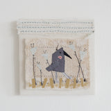 Hutch Studio - Birds the Word Fabric Art Collection | The Crows Knows-Hutch Studio Original-SKU: - Bunnies By The Bay