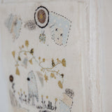 Hutch Studio - Birds the Word Fabric Art Collection | A Birds Brain-Hutch Studio Original-SKU: - Bunnies By The Bay