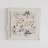 Hutch Studio - Birds the Word Fabric Art Collection | A Birds Brain-Hutch Studio Original-SKU: - Bunnies By The Bay