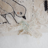 Hutch Studio - Birds the Word Fabric Art Collection | Pecking Order-Hutch Studio Original-SKU: - Bunnies By The Bay