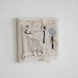 Hutch Studio - Birds the Word Fabric Art Collection | Pecking Order-Hutch Studio Original-SKU: - Bunnies By The Bay