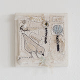 Hutch Studio - Birds the Word Fabric Art Collection | Pecking Order-Hutch Studio Original-SKU: - Bunnies By The Bay