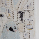 Hutch Studio - Birds the Word Fabric Art Collection | Time To Fly-Hutch Studio Original-SKU: - Bunnies By The Bay