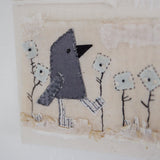 Hutch Studio - Birds the Word Fabric Art Collection | Bird Feet-Hutch Studio Original-SKU: - Bunnies By The Bay