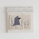Hutch Studio - Birds the Word Fabric Art Collection | Bird Feet-Hutch Studio Original-SKU: - Bunnies By The Bay