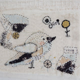 Hutch Studio - Birds the Word Fabric Art Collection | Aren't You Chirpy-Hutch Studio Original-SKU: - Bunnies By The Bay