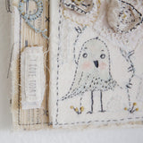 Hutch Studio - Birds the Word Fabric Art Collection | Grounded-Hutch Studio Original-SKU: - Bunnies By The Bay