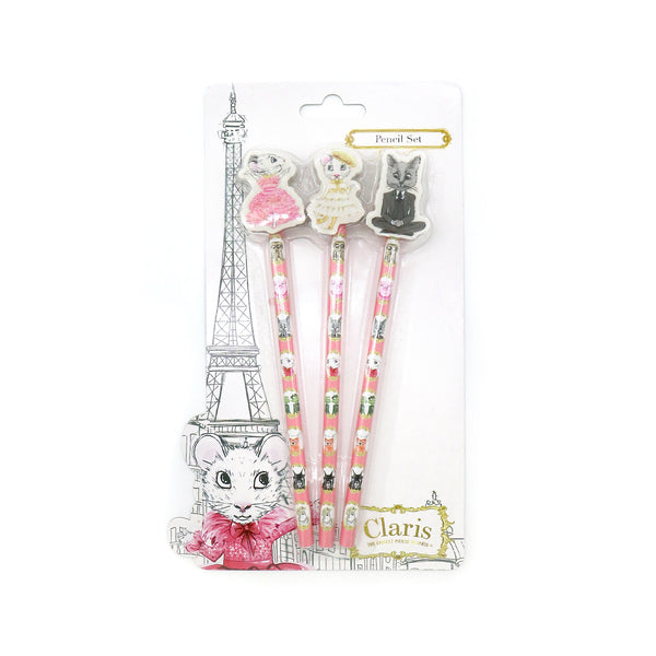 Claris The Mouse - Magnificent Mess Pencil Set-Accessories-SKU: clar2129 - Bunnies By The Bay