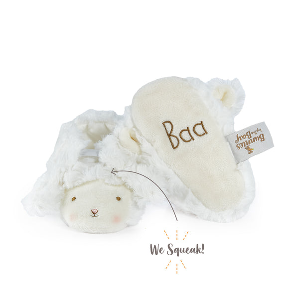 Kiddo Baa Baa Booties-Baby Booties & Slippers-SKU: 190183 - Bunnies By The Bay
