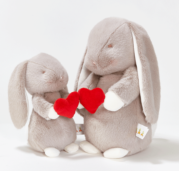 Love You Too Bunny - Gray-Stuffed Animal-SKU: 190484 - Bunnies By The Bay