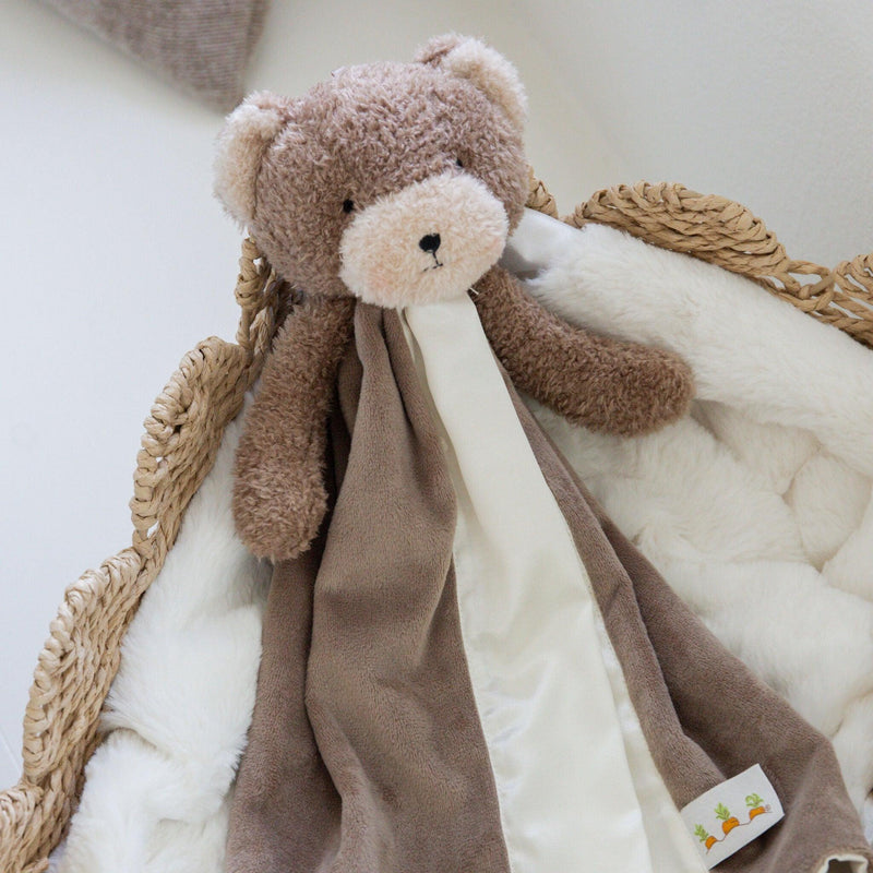 Cubby the Bear Buddy Blanket-Lovey - Buddy Blanket-SKU: - Bunnies By The Bay