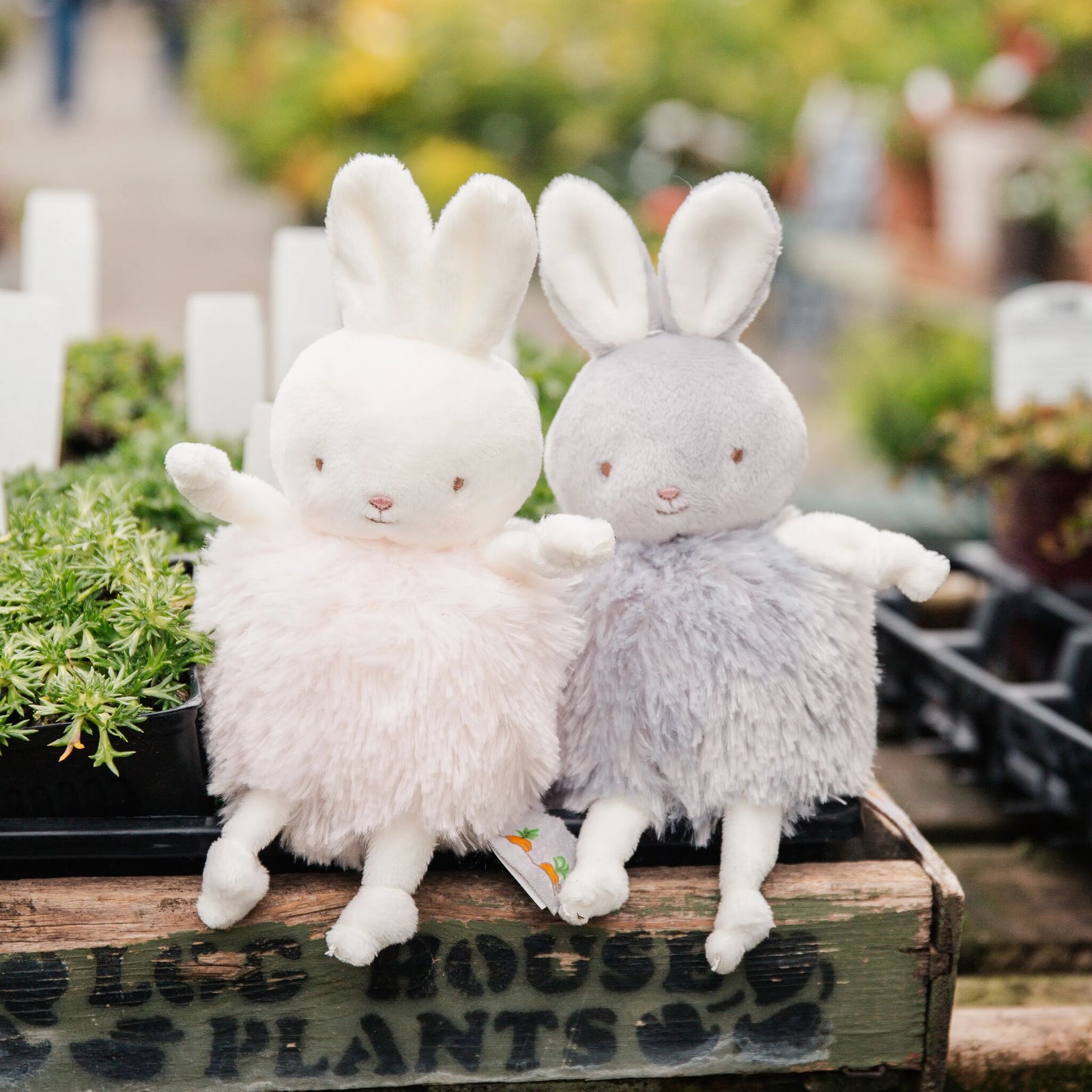 Roly Poly Blossom Bunny | Stuffed Animal | Pink Bunny Plush