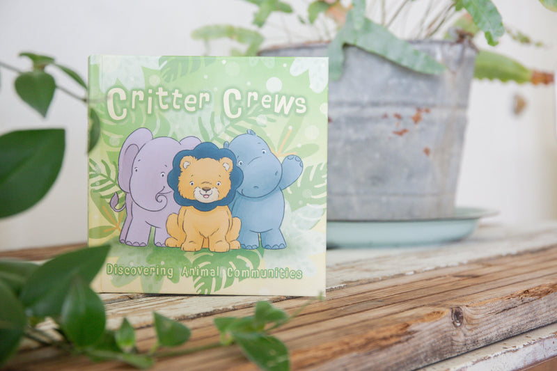 Critter Crews Board Book-Stuffed Animal-SKU: - Bunnies By The Bay
