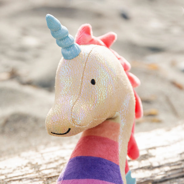 Marco the Unicorn Seahorse-Stuffed Animal-SKU: - Bunnies By The Bay