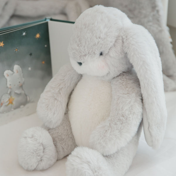 Sweet Nibble 16" Bunny - Gray-Stuffed Animal-SKU: - Bunnies By The Bay
