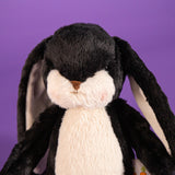 Wee 8" Floppy Nibble Bunny - Black-Stuffed Animal-SKU: - Bunnies By The Bay