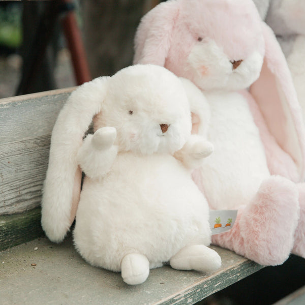 Tiny Nibble 8" Bunny - Cream-Stuffed Animal-SKU: - Bunnies By The Bay