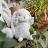 Tiny Nibble 8" Bunny - Gray-Stuffed Animal-SKU: - Bunnies By The Bay