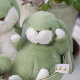 Tiny 8" Nibble Bunny - Pistachio-Stuffed Animal-SKU: - Bunnies By The Bay