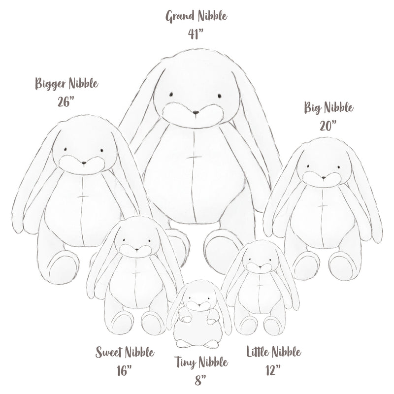 Big 20" Floppy Nibble Bunny – Pink-Stuffed Animal-SKU: - Bunnies By The Bay
