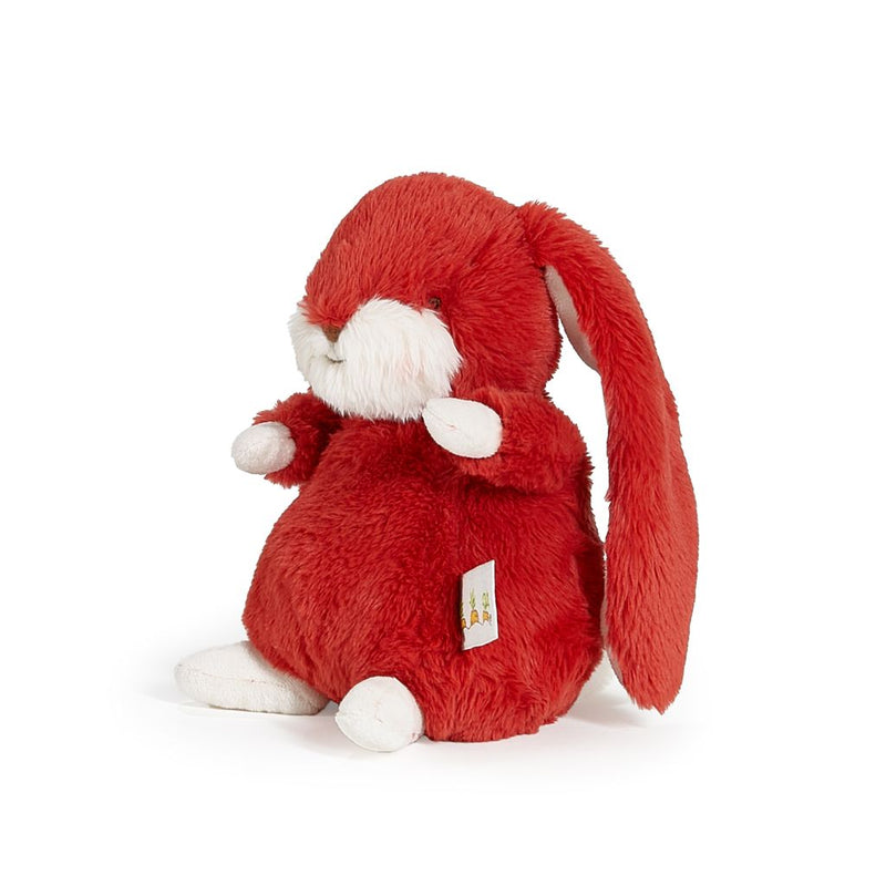 Tiny 8” Nibble Bunny - Cranberry-Stuffed Animal-SKU: 190435 - Bunnies By The Bay