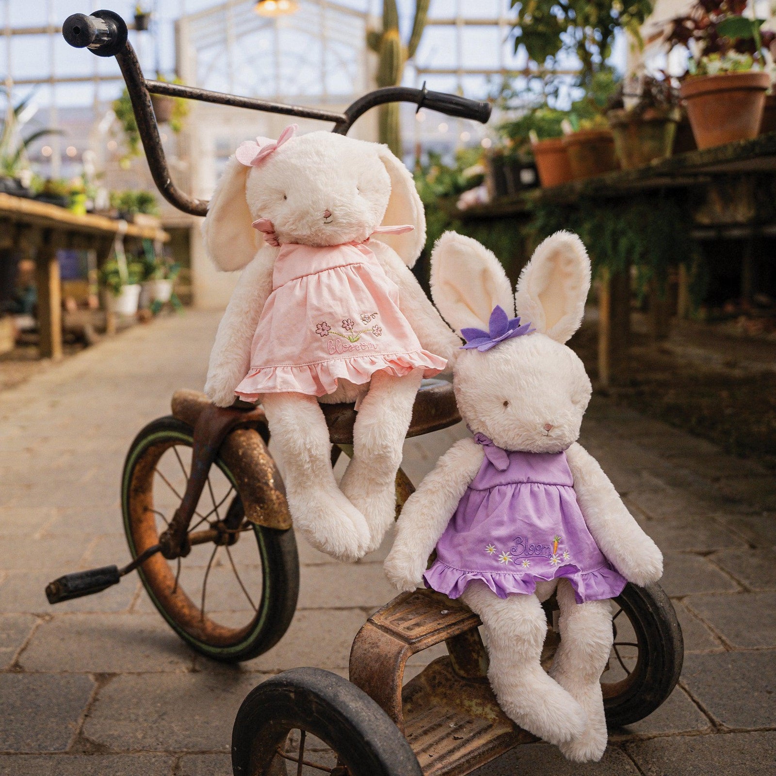 Garden Blossom Bunny | Stuffed Bunny Plush Doll
