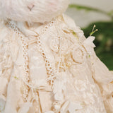 Hutch Studio - Della Delicate - Hand-Crafted Cream Mohair Bunny-Hutch Studio Original-SKU: - Bunnies By The Bay