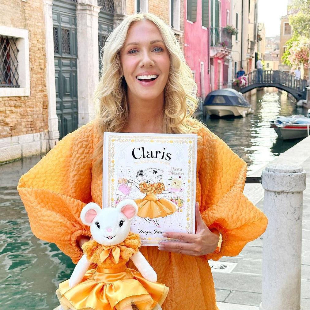 Claris The Mouse - Tangerine Plush Doll-Doll-SKU: CLAR2107 - Bunnies By The Bay