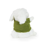 Wee Ittybit Bunny with Green Sweater-Stuffed Animal-SKU: - Bunnies By The Bay