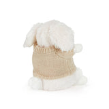 Wee Petal Bunny with Tan Sweater-Stuffed Animal-SKU: - Bunnies By The Bay