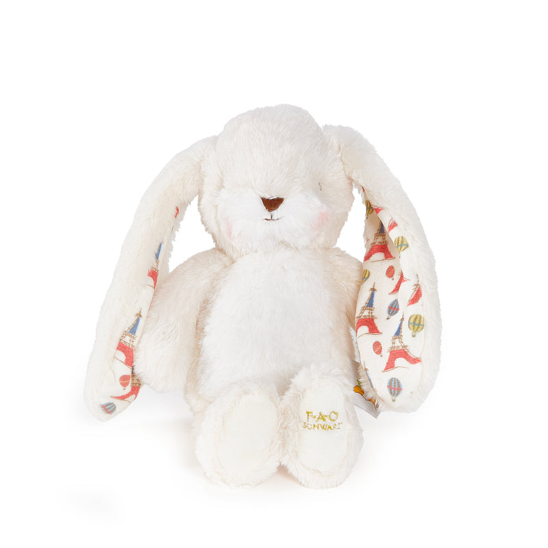 FAO Schwarz x Tiny 10" Floppy Nibble Bunny - City of Love-Stuffed Animal-SKU: 190378 - Bunnies By The Bay