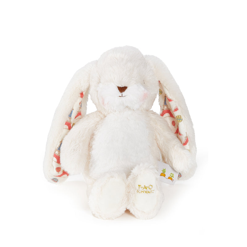 FAO Schwarz x Tiny 10" Floppy Nibble Bunny - City of Love-Stuffed Animal-SKU: 190378 - Bunnies By The Bay