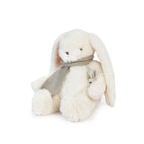 Holiday Wee Nibble Cream Bunny - Gray Scarf-Holiday - Limited Editions-SKU: 598776 - Bunnies By The Bay